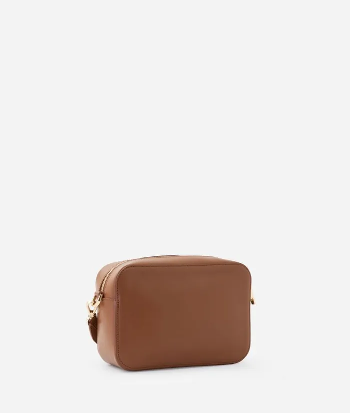 Woman Crossbody Bags Alviero Martini Winter Spirit Small Smooth Leather Crossbody Bag Chestnut