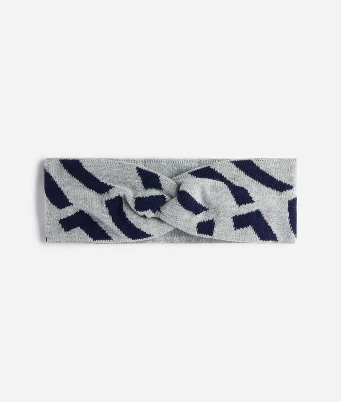 Woman Hats Alviero Martini Headband With 1c Logo Sapphire Blue
