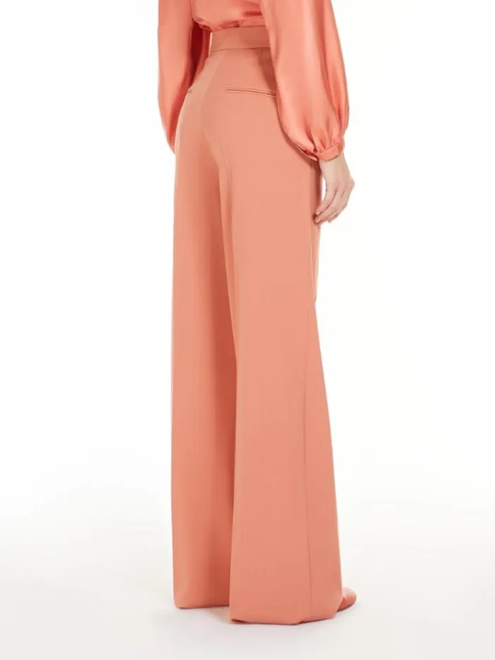 Woman Highwaisted Wool Trousers Salmon Maxmara Suit