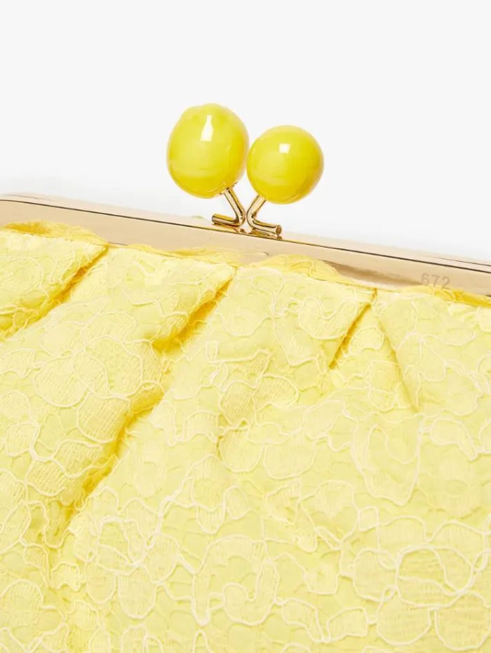 Woman Hommage La France Pasticcino Bag In Lace Bright Yellow Maxmara Weekend Bag Woman Hommage La France Pasticcino Bag In Lace Bright Yellow Maxmara Weekend Bag