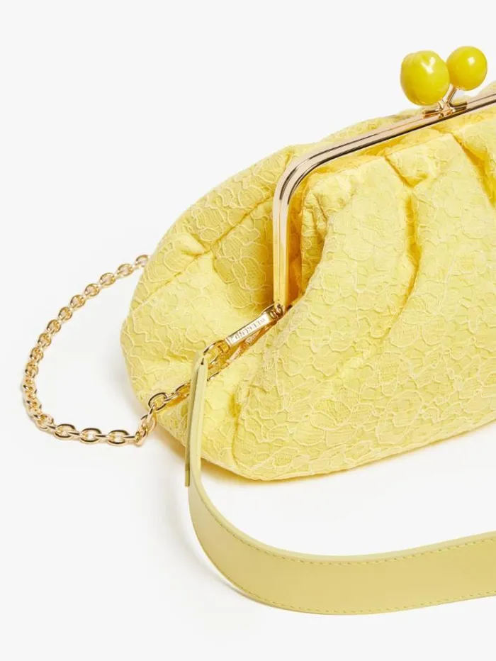 Woman Hommage La France Pasticcino Bag In Lace Bright Yellow Maxmara Weekend Bag Woman Hommage La France Pasticcino Bag In Lace Bright Yellow Maxmara Weekend Bag