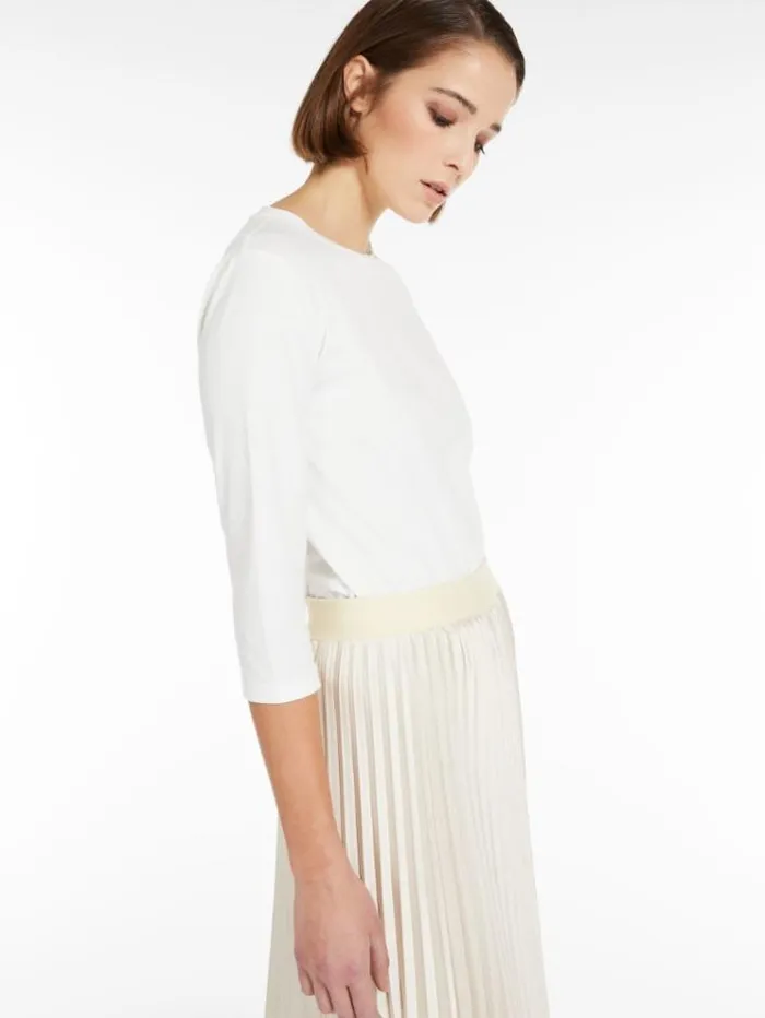 Woman Jersey Tshirt White Maxmara Tshirts