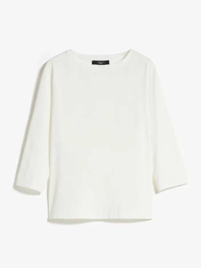 Woman Jersey Tshirt White Maxmara Tshirts