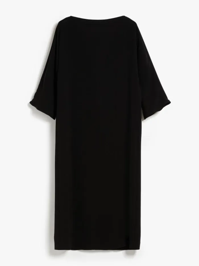 Woman Lightweight Cady Dress Black Maxmara Dresses Woman Lightweight Cady Dress Black Maxmara Dresses