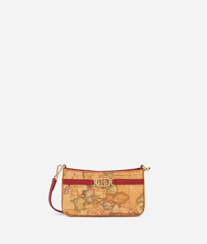 Woman Mini Bags and Pouches Alviero Martini 3d Geo Pouch With Crossbody Strap Raspberry Woman Mini Bags and Pouches Alviero Martini 3d Geo Pouch With Crossbody Strap Raspberry