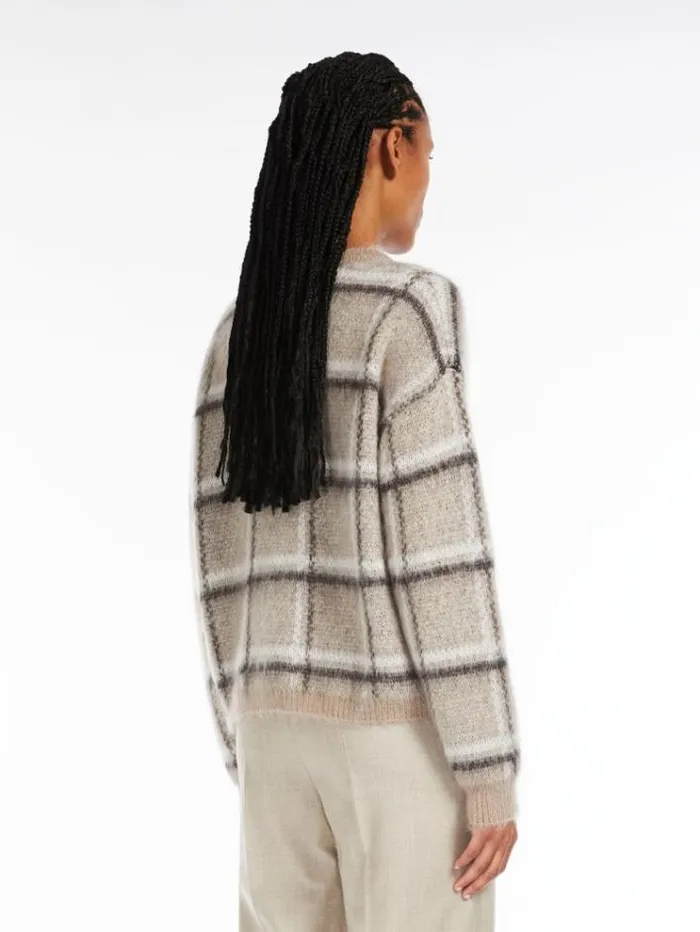 Woman Mohairblend Jacquard Jumper Skin Orient Maxmara Knitwear And Sweatshirts Woman Mohairblend Jacquard Jumper Skin Orient Maxmara Knitwear And Sweatshirts