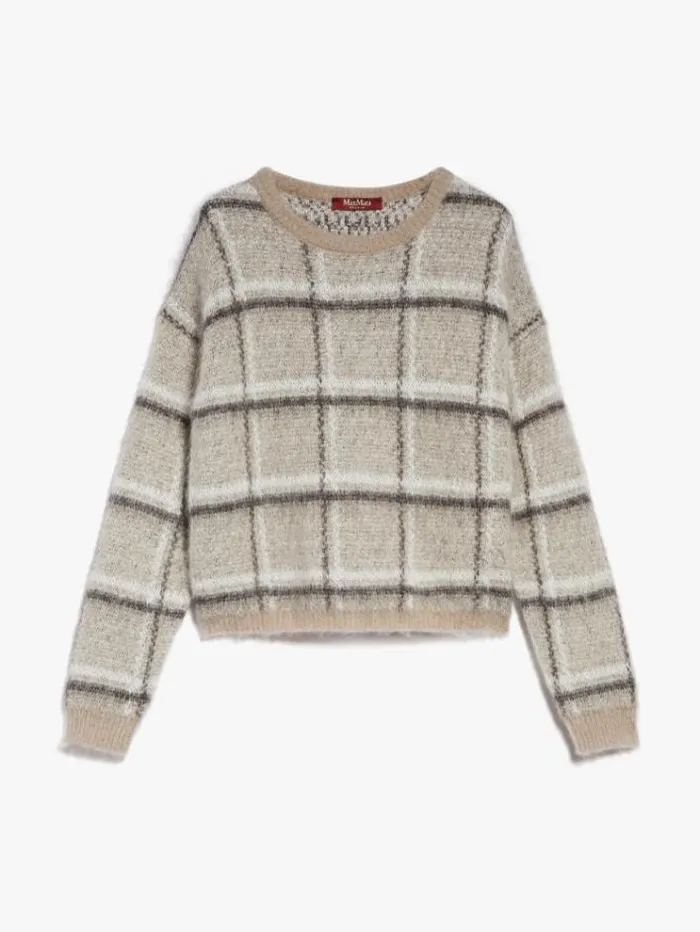 Woman Mohairblend Jacquard Jumper Skin Orient Maxmara Knitwear And Sweatshirts Woman Mohairblend Jacquard Jumper Skin Orient Maxmara Knitwear And Sweatshirts