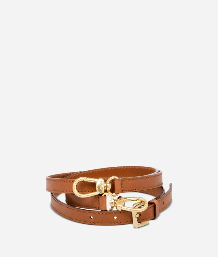 Woman Other Accessories Alviero Martini Adjustable Strap In Tan Leather