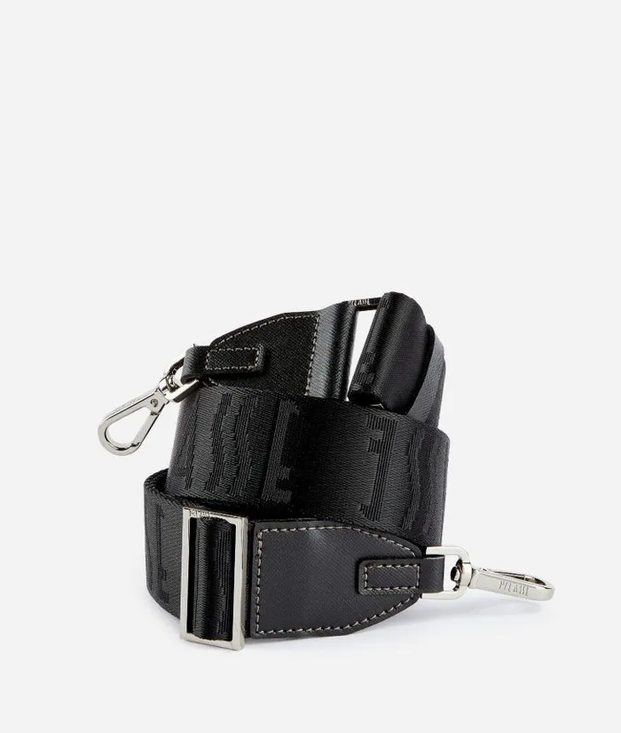 Woman Other Accessories Alviero Martini Ribbon Shoulder Strap With 1 Classe Logo Black Woman Other Accessories Alviero Martini Ribbon Shoulder Strap With 1 Classe Logo Black