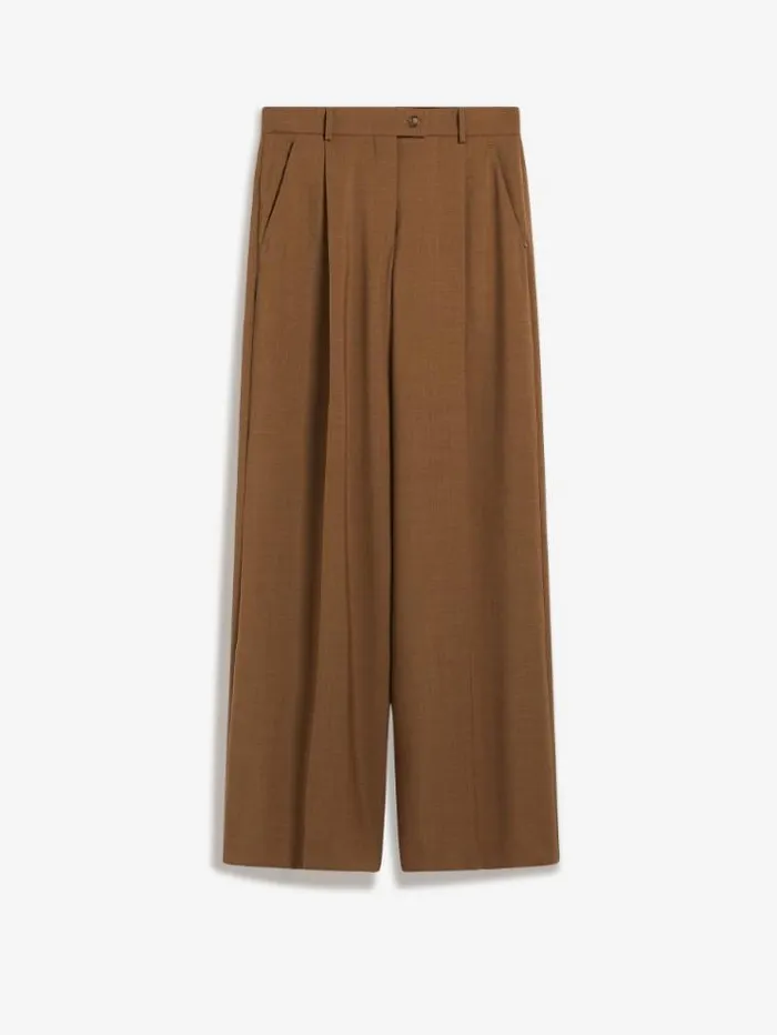 Woman Oversized Stretch Wool Trousers Colonial Maxmara Suit