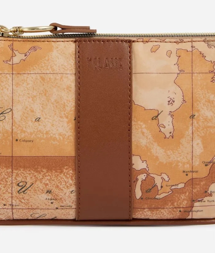 Woman Pouches and Toiletry Bags Alviero Martini Social Soft Pouch Chestnut