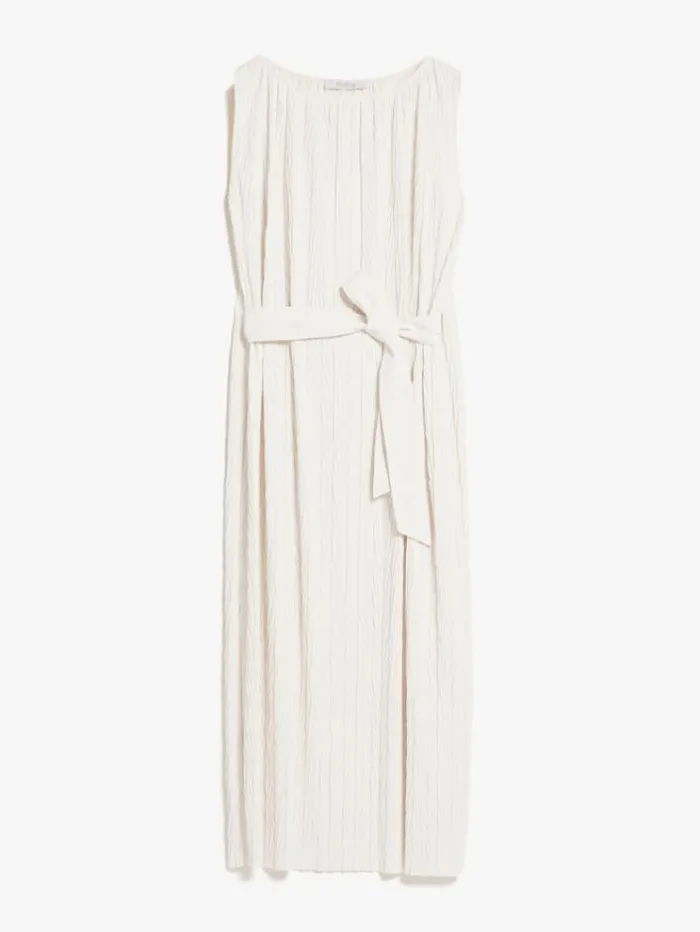 Woman Stretch Jersey Tunic Dress Ivory Maxmara Dresses Woman Stretch Jersey Tunic Dress Ivory Maxmara Dresses