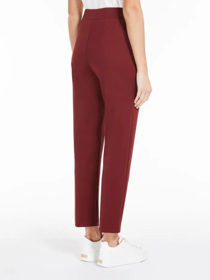 Woman Technical Fleece Trousers Brick Red Maxmara Trousers