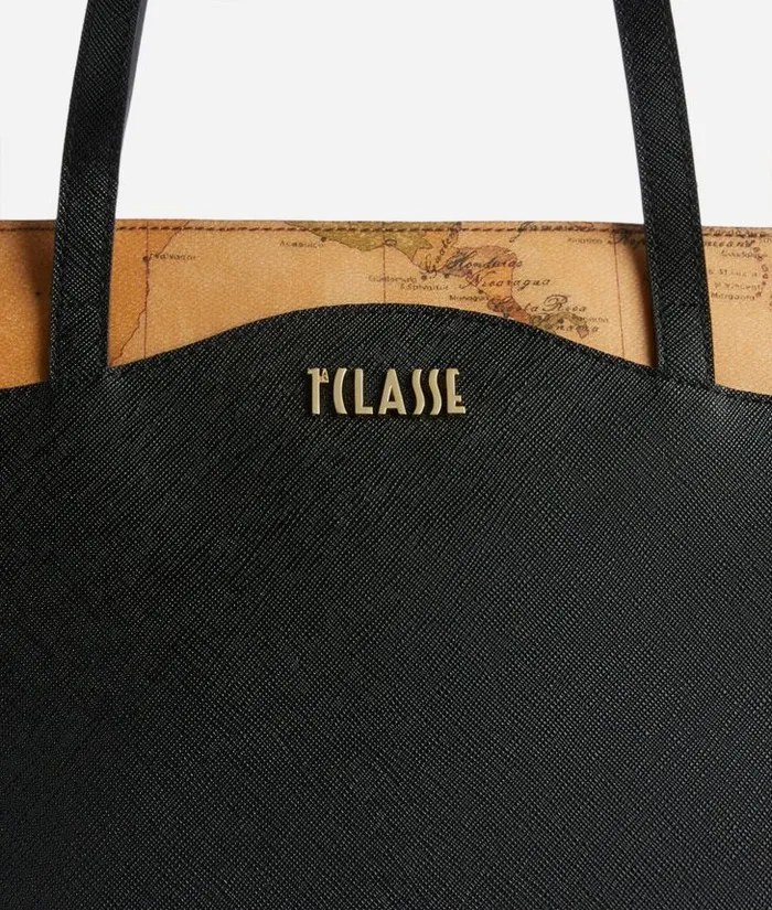 Woman Totes Alviero Martini Digital City Large Shopper Bag Black