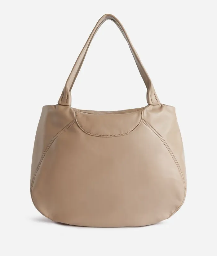 Woman Totes Alviero Martini Immersive Leather Soft Shopper Bag Light Taupe