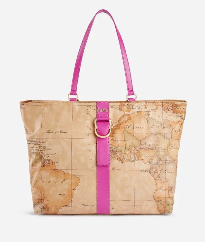 Woman Totes Alviero Martini Social Soft Shopper Bag Magenta