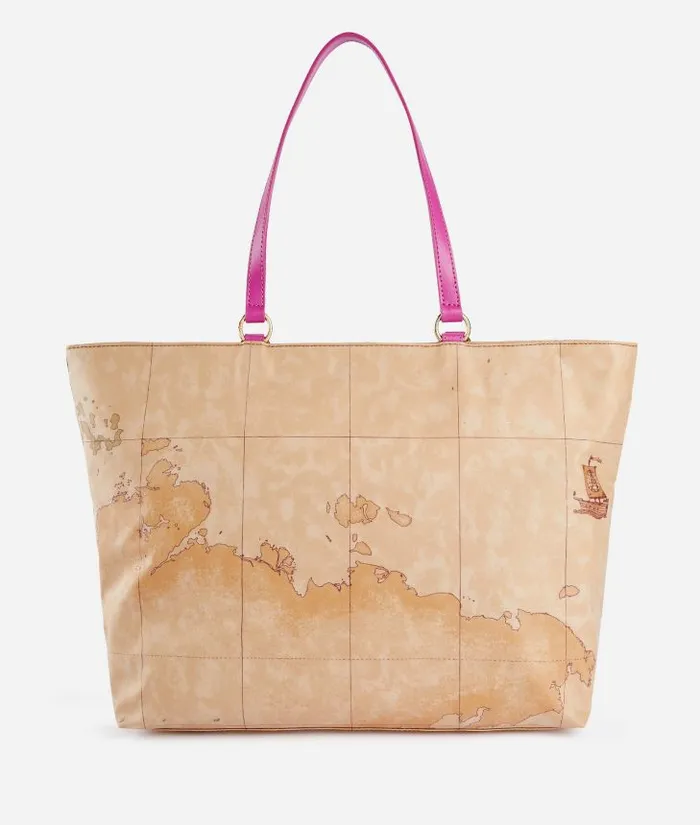 Woman Totes Alviero Martini Social Soft Shopper Bag Magenta