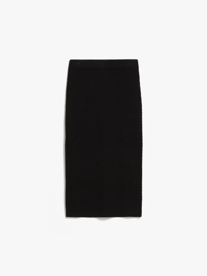 Woman Viscose Bodycon Skirt Black Maxmara Skirts Woman Viscose Bodycon Skirt Black Maxmara Skirts