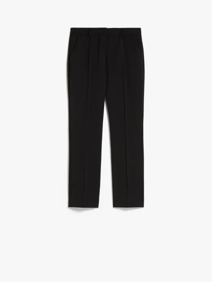 Woman Wool Cigarettecut Trousers Black Maxmara Suit