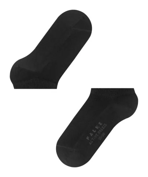 Women Active Breeze Women Sneaker Socks Black FALKE Ankle Socks