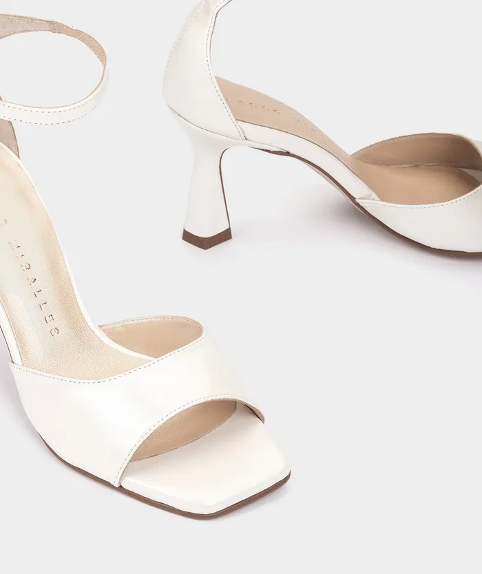 Women Alayor White 8211 Heeled Sandals Pedro Miralles