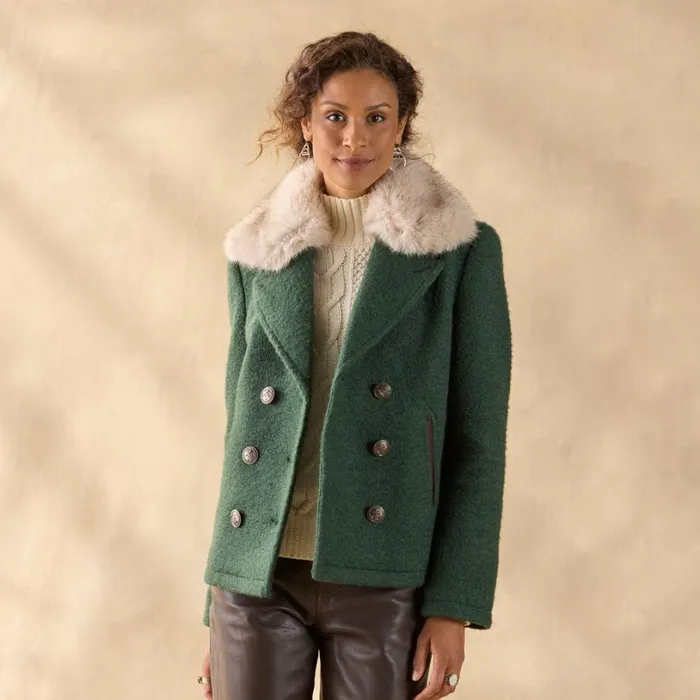 Women Alpenhorn Peacoat Petite Sycamore Sundance Catalog Petite Styles