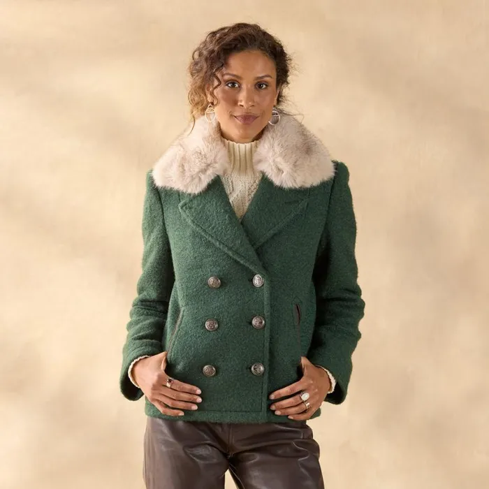 Women Alpenhorn Peacoat Petite Sycamore Sundance Catalog Petite Styles