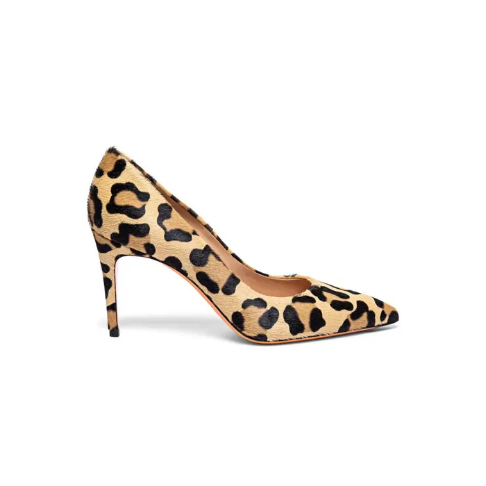 Women AnimalPrint Cavallino HighHeel Pump Santoni Pumps and Heels