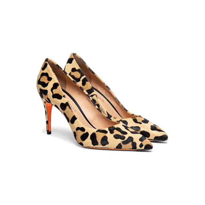 Women AnimalPrint Cavallino HighHeel Pump Santoni Pumps and Heels