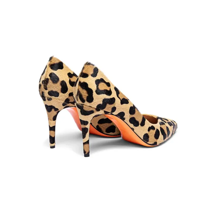 Women AnimalPrint Cavallino HighHeel Pump Santoni Pumps and Heels
