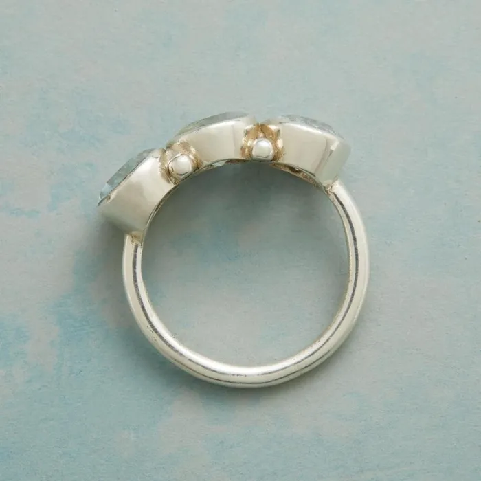 Women Aqua Trifecta Ring Sundance Catalog Rings Women Aqua Trifecta Ring Sundance Catalog Rings