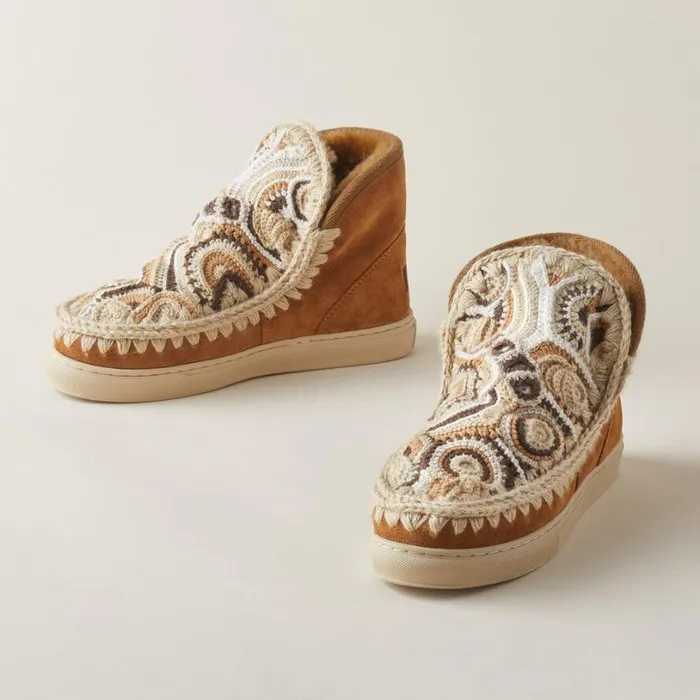 Women Arctic Crochet Ankle Boots Cognac Sundance Catalog Boots Women Arctic Crochet Ankle Boots Cognac Sundance Catalog Boots