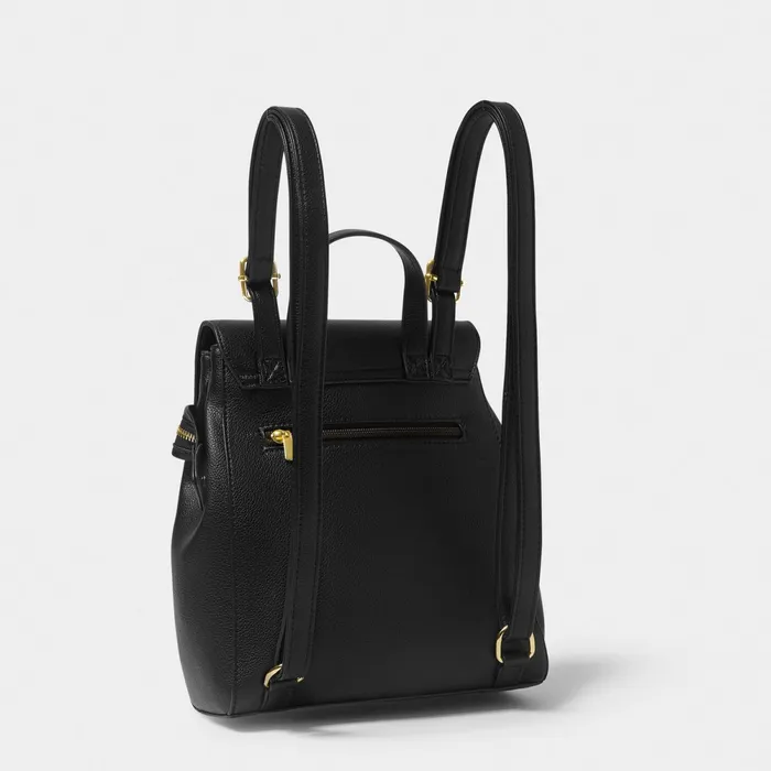 Women Backpacks Katie Loxton Aimee Black Backpack 8211 Vegan Leather Backpack