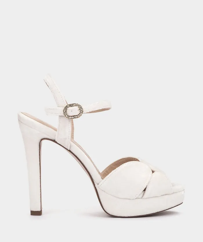 Women Bali White 8211 Heeled Sandals Pedro Miralles