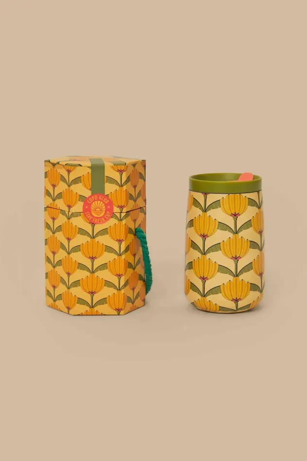 Women Banana Deco Stay Fresh Insulated Cup Multi FARM Rio Gifts