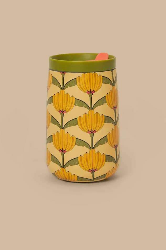 Women Banana Deco Stay Fresh Insulated Cup Multi FARM Rio Gifts