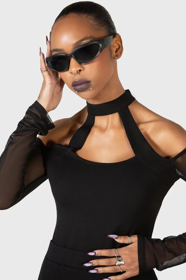 Women Basics Killstar Only Consolation Long Sleeve Top