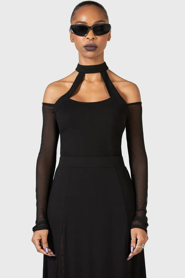 Women Basics Killstar Only Consolation Long Sleeve Top