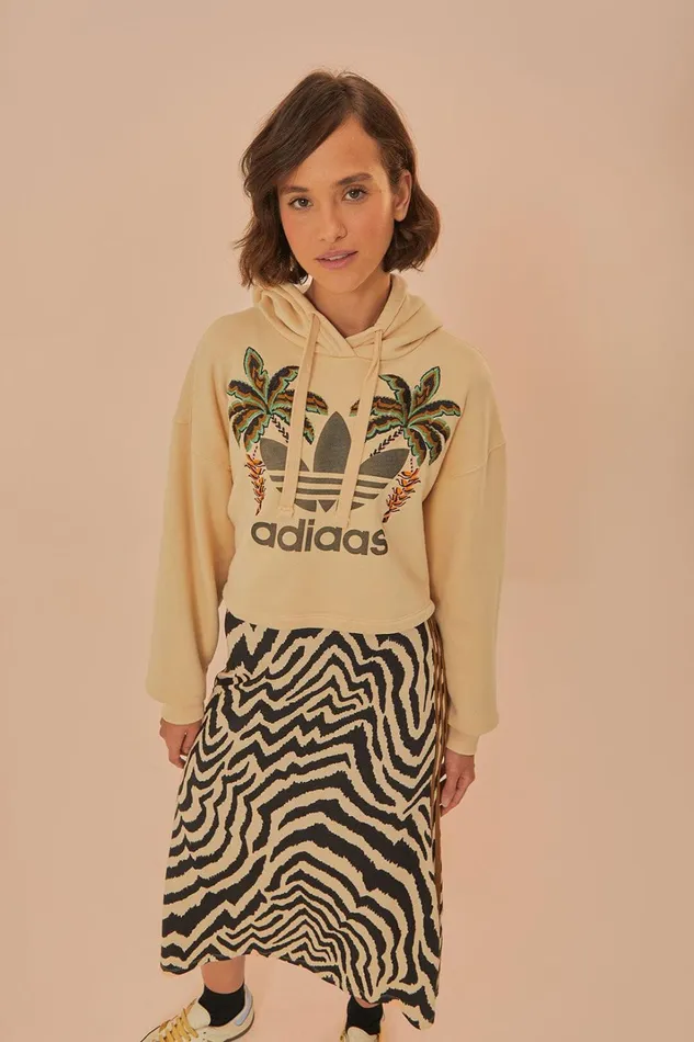 Women Beige Adidas Farm Rio Maxi Skirt Black FARM Rio Skirts