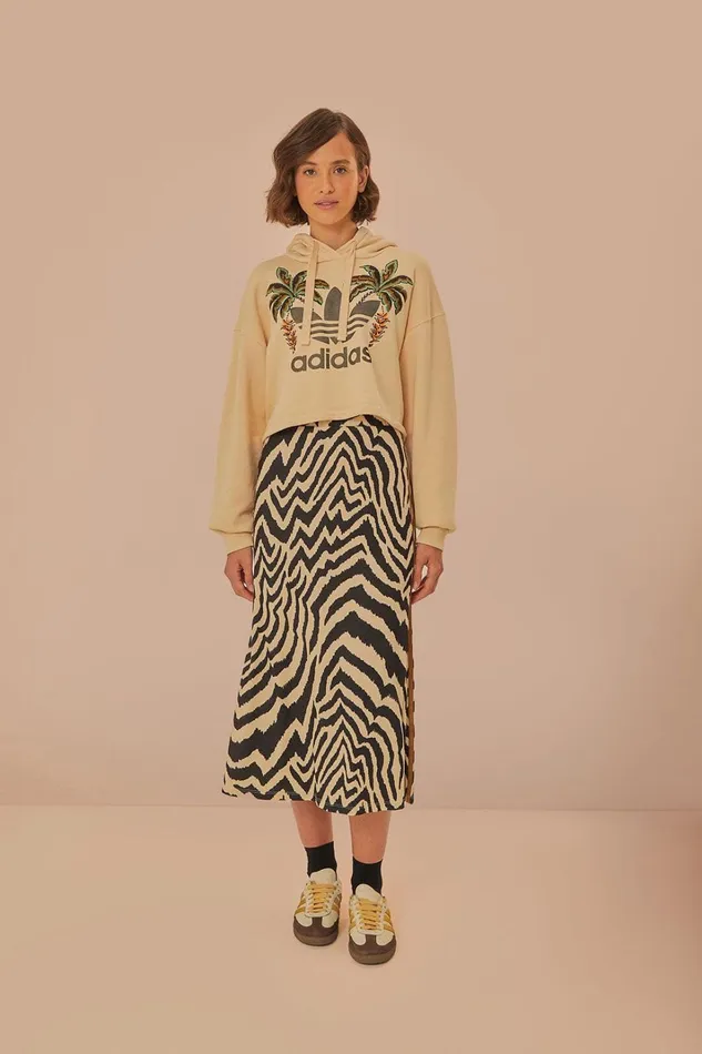 Women Beige Adidas Farm Rio Maxi Skirt Black FARM Rio Skirts Women Beige Adidas Farm Rio Maxi Skirt Black FARM Rio Skirts