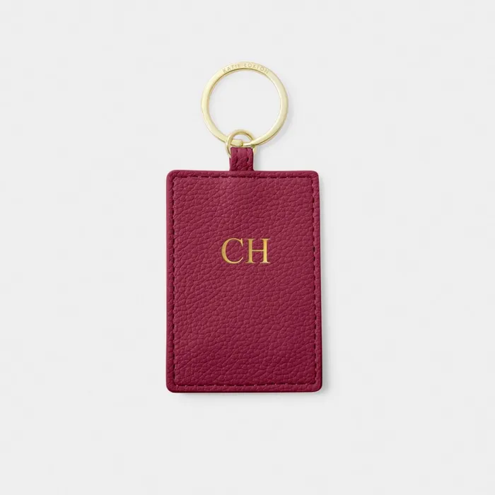 Women Birthstone Collection Katie Loxton January Birthstone Keyring In Deep Red
