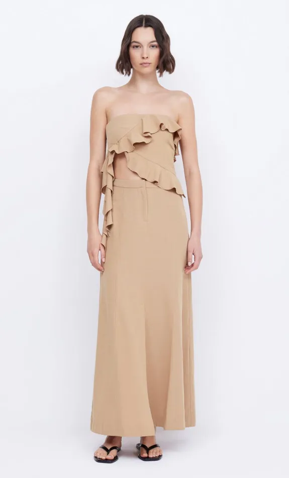 Women Bottoms Bec Bridge COASTLINER MAXI SKIRT Tan