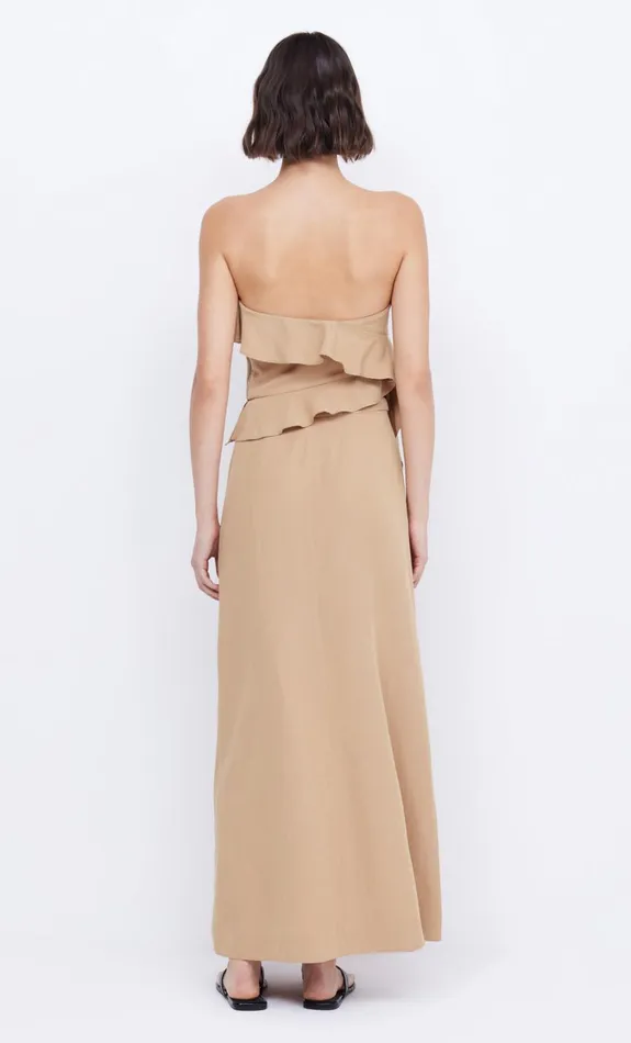 Women Bottoms Bec Bridge COASTLINER MAXI SKIRT Tan