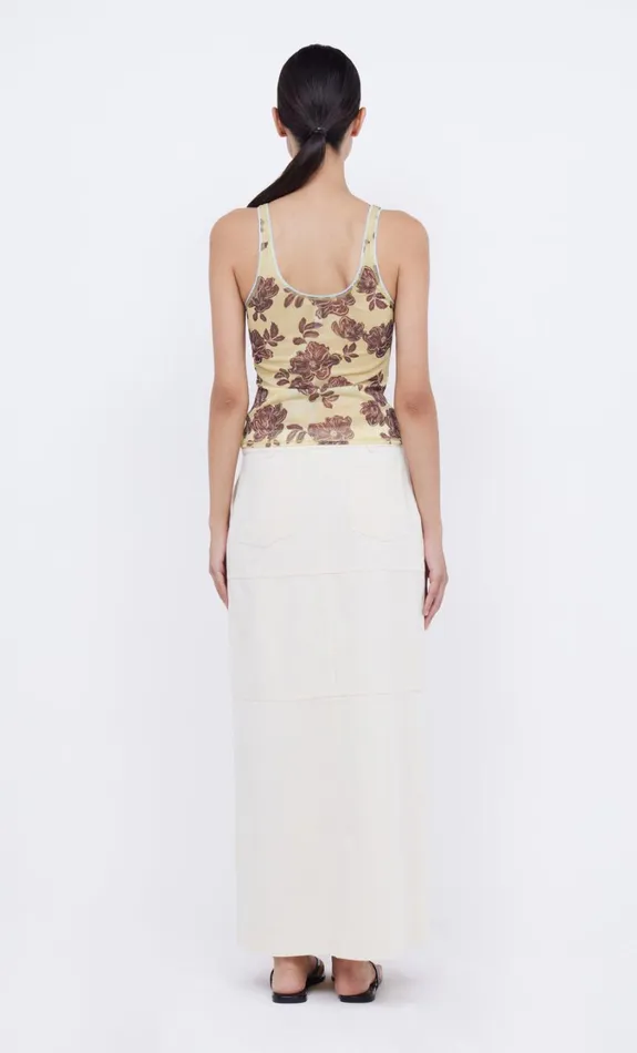 Women Bottoms Bec Bridge PHOENIX MAXI SKIRT Creamblack