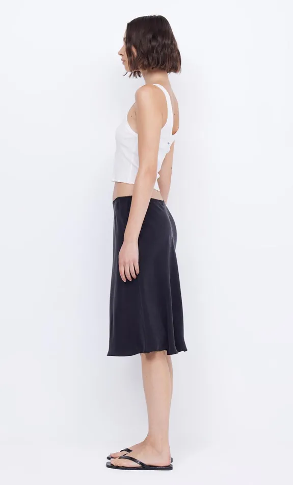 Women Bottoms Bec Bridge PIPER BIAS MIDI SKIRT Black