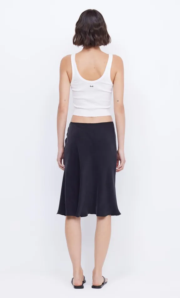 Women Bottoms Bec Bridge PIPER BIAS MIDI SKIRT Black