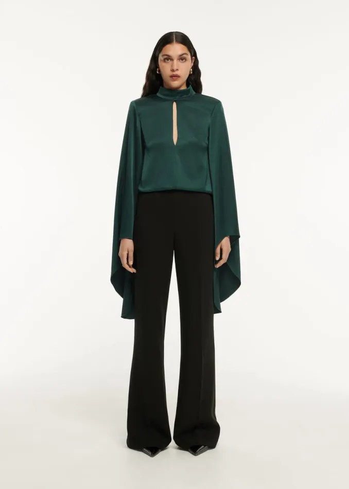 Women Bottoms Roland Mouret High Waisted Cady Trouser