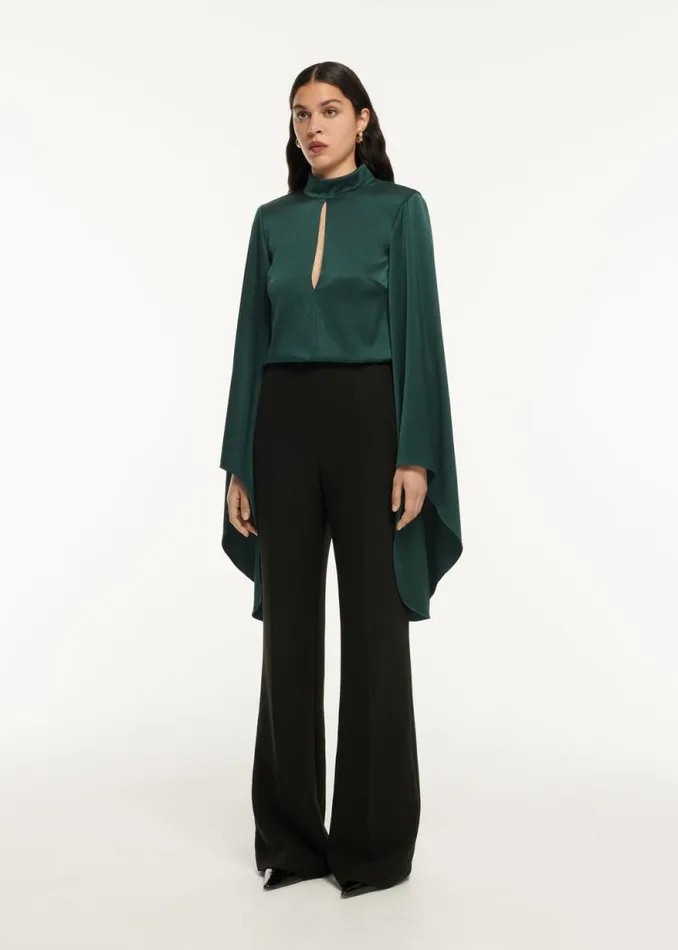 Women Bottoms Roland Mouret High Waisted Cady Trouser