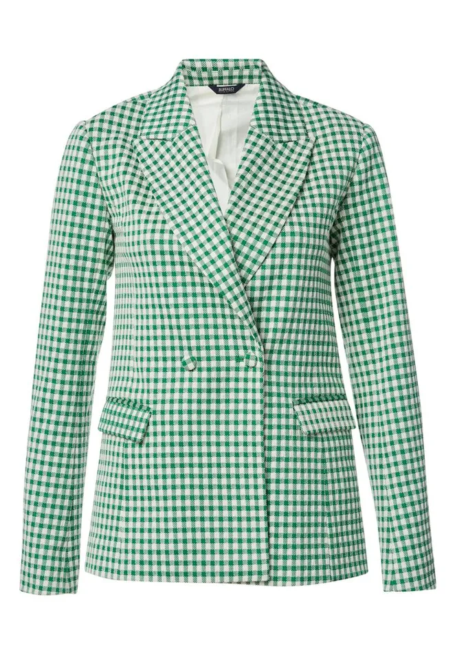 Women Boxy Bryce Blazer Verdant Green Buffalo David Bitton Jackets