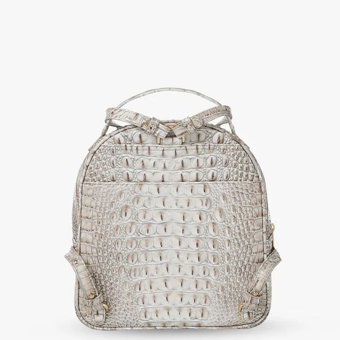 Women Brahmin Backpacks Chelcy Fairest Grey Melbourne